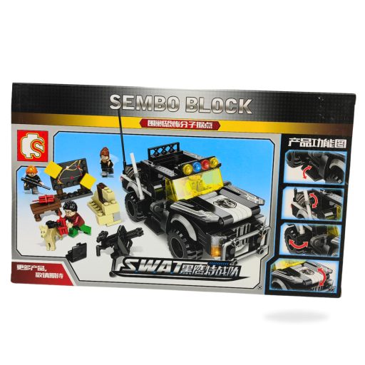 Játék Sembo S.W.A.T vegyes építőjáték 101347-es ST3951