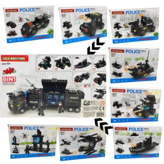 Játék Lele S.W.A.T vegyes építőjáték 8522-es ST4035