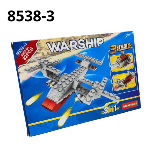 Játék Lele hadihajó vegyes építőjáték 8538-as ST4599