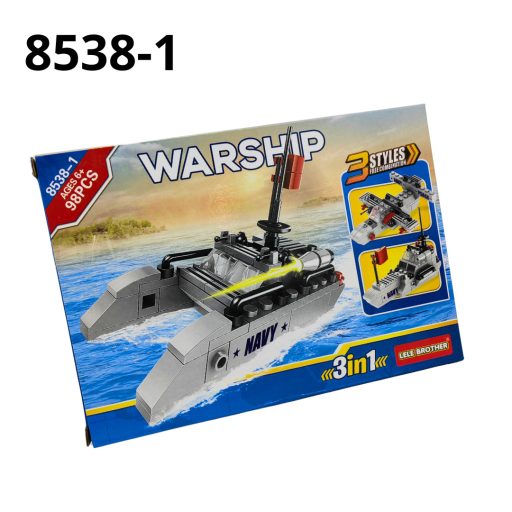 Játék Lele hadihajó vegyes építőjáték 8538-as ST4599