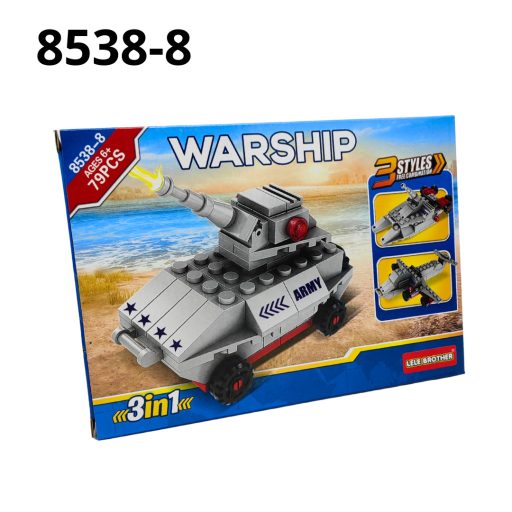 Játék Lele hadihajó vegyes építőjáték 8538-as ST4599