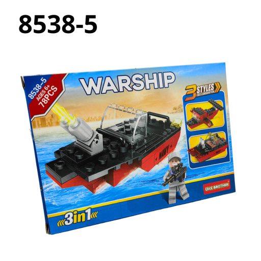 Játék Lele hadihajó vegyes építőjáték 8538-as ST4599