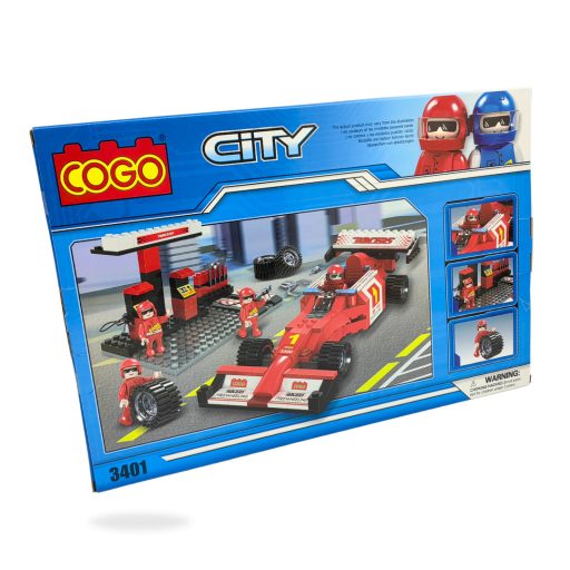 Játék Cogo city versenyautó építőjáték 3401-es ST4881