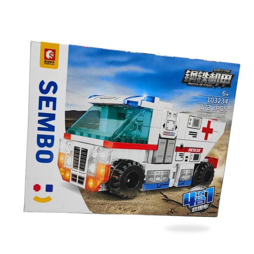 Játék Sembo robot,gépek vegyes építőjáték 103236-os ST5813