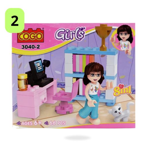 Játék Cogo Girls vegyes építőjáték 3040-es ST5888