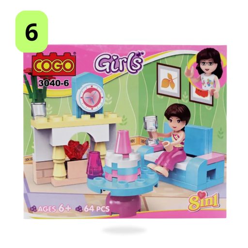 Játék Cogo Girls vegyes építőjáték 3040-es ST5888