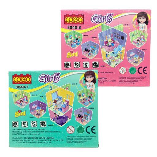Játék Cogo Girls vegyes építőjáték 3040-es ST5888