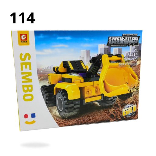 Játék Sembo munkagépek vegyes építőjáték 103111-16-os ST5913