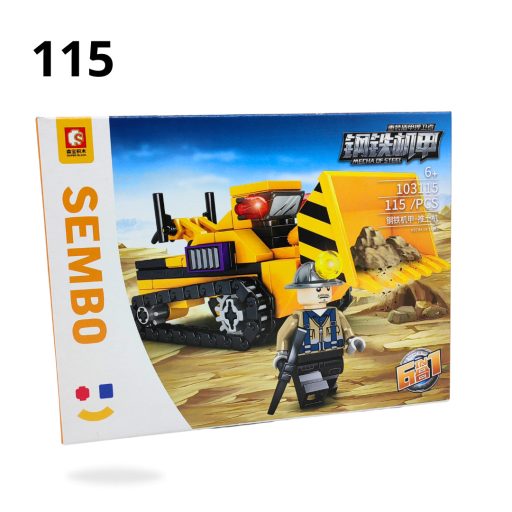 Játék Sembo munkagépek vegyes építőjáték 103111-16-os ST5913