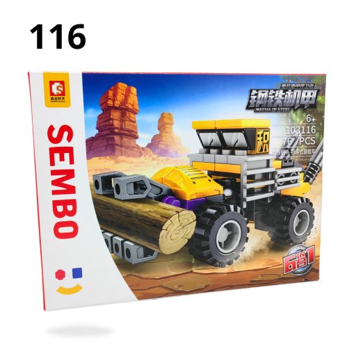 Játék Sembo munkagépek vegyes építőjáték 103111-16-os ST5913