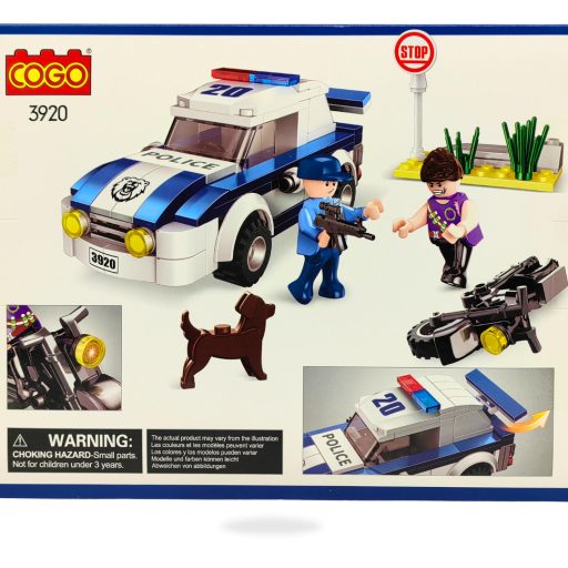 Játék Cogo rendőrautó építőjáték 3920-as ST5917