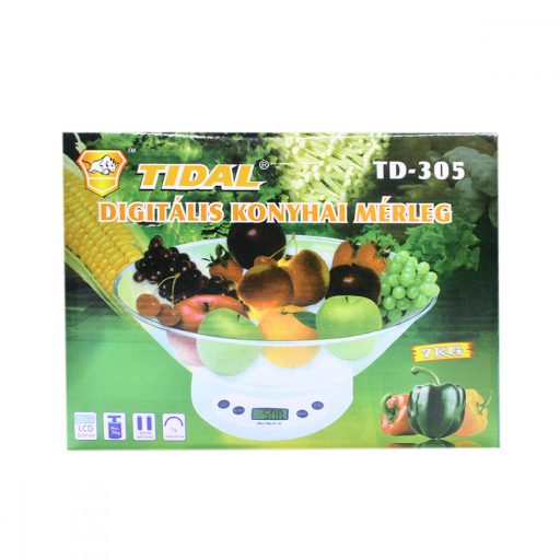 Konyhai mérleg 5kg. digitális TD-305