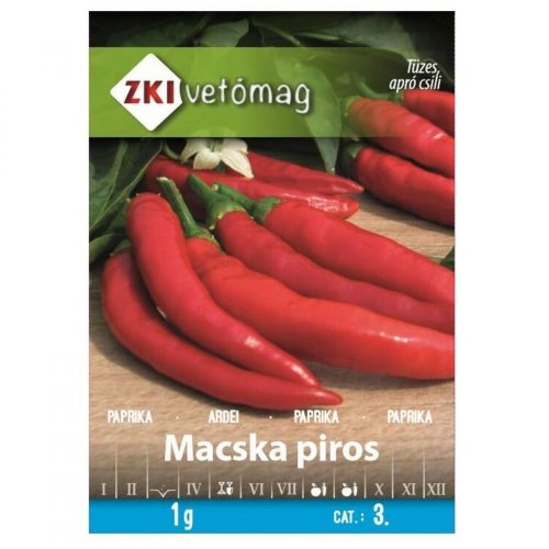 Vmag paprika Macska piros 1g ZKI