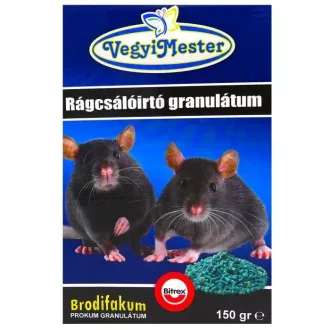 Rágcsálóirtó granulátum 150g (3x50g) Prodifakum (Terméktörzsből)